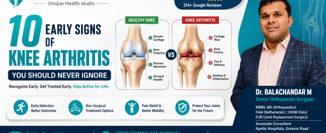 10 Early Signs of Knee Arthritis You Should Never Ignore