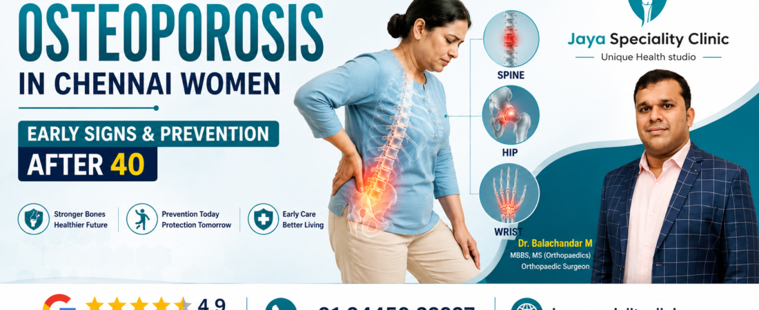 Osteoporosis in Chennai Women: Early Signs and Prevention After 40