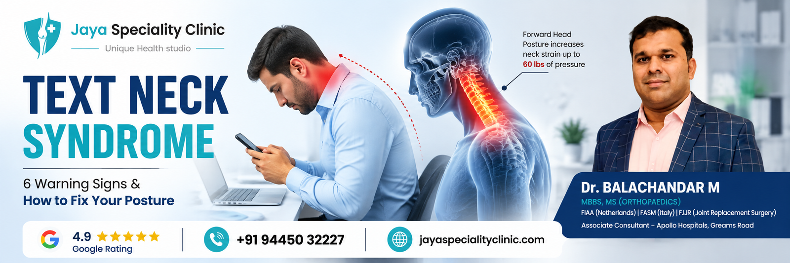 Text Neck Syndrome: 6 Warning Signs and How to Fix Your Posture